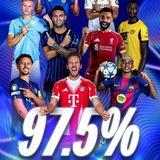 Telegram profile photo for 97.5%. Прогнозы на Спорт
