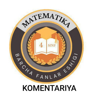 Telegram profile photo for 4-sinf matematika