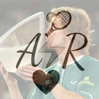 Telegram profile photo for Andrey Rublev Updates 🎾⚡🖤