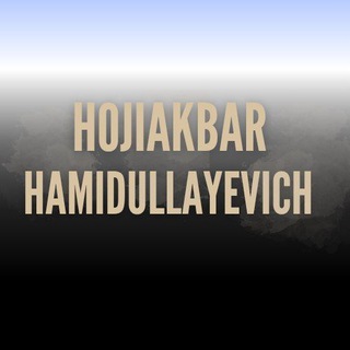 Telegram profile photo for Hojiakbar Hamidullayevich | Shaxsiy Blog