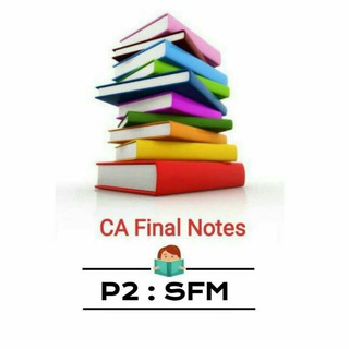 Telegram profile photo for P2 AFM/SFM : CA Final Notes
