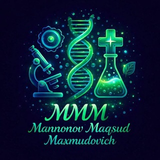 Telegram profile photo for Biologiya | M.M.M( Maqsud Mannonov)