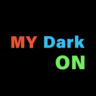 Telegram group profile photo for MyDarkON 🌑