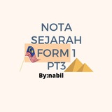 Telegram profile photo for Nota sejarah form 1 pt3