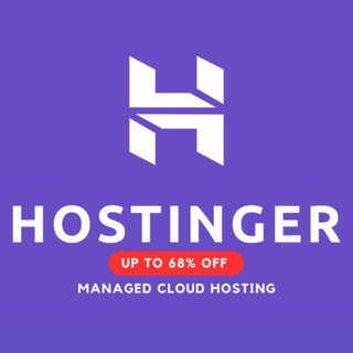 Telegram profile photo for HOSTINGER Discount Code - Cloud Hosting and VPS
