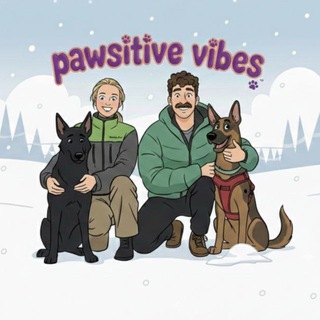 Telegram profile photo for pawsitive vibes 🐾