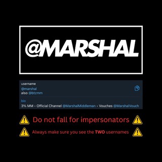 Telegram profile photo for Marshal MM Info