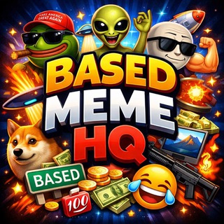 Telegram profile photo for Based Meme HQ