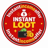 Telegram profile photo for instant income offer