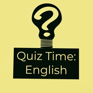 Telegram profile photo for Quiz Time: English