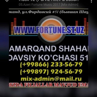 Telegram profile photo for SAMARQAND SHAHAR FIRDAVSIY
