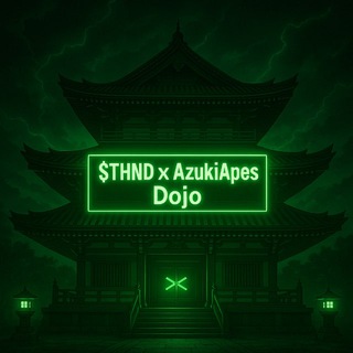 Telegram group profile photo for $THND x AzukiApes Dojo