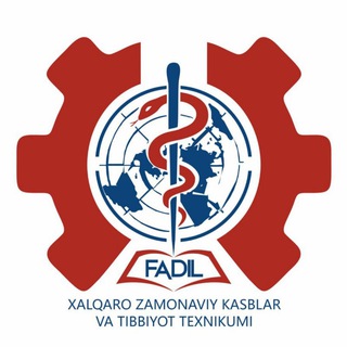 Telegram profile photo for FADIL xalqaro tibbiyot texnikumi | rasmiy kanal 🏛
