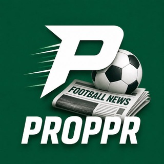 Telegram profile photo for Proppr News 📰⚽️