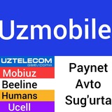 Telegram profile photo for Uzmobilebeelinenomerlar