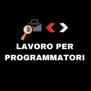 Telegram profile photo for Lavoro per programmatori