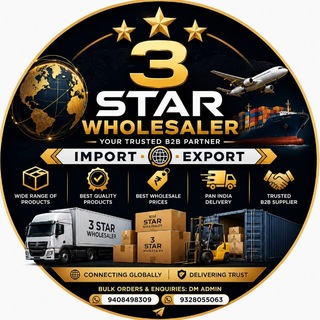 Telegram profile photo for 3 STAR WHOLESALER