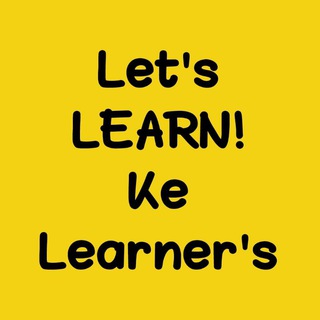 Telegram profile photo for Let's LEARN Ke Learner's