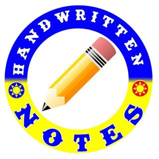 Telegram profile photo for Hand Written notes, Pdf