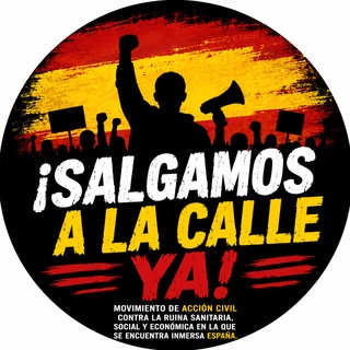 Telegram group profile photo for ¡SALGAMOS A LA CALLE YA!💪🇪🇸