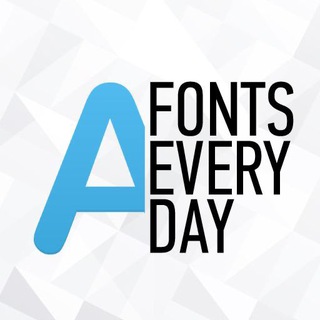 Telegram profile photo for Fonts Everyday