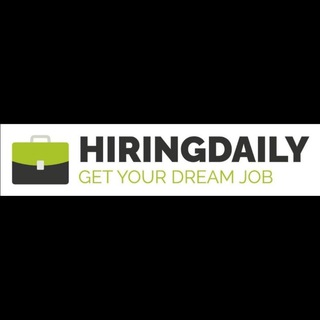 Telegram profile photo for HiringDaily