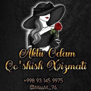Telegram profile photo for AKTIV ODAM QOSHISH XIZMATI