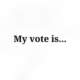 Telegram profile photo for My Vote is 🫀