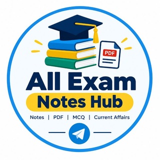 Telegram profile photo for All Exam Notes Hub