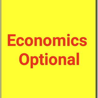 Telegram profile photo for UPSC Toppers Economics Optional Material