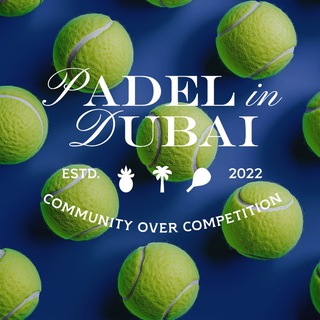 Telegram group profile photo for Падел в Дубае 🎾
