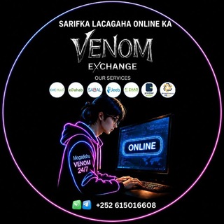 Telegram profile photo for VENOM EXCHANGE VIP