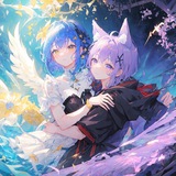 Telegram profile photo for Лисёнок и Котёнок