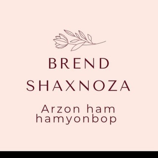 Telegram profile photo for SHAXNOZA SHOP 'BREND'