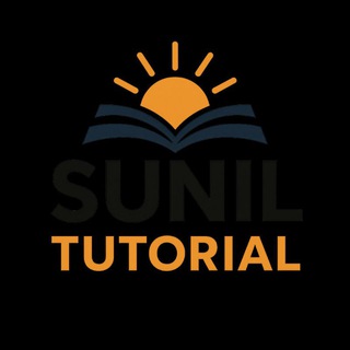 Telegram profile photo for SUNIL TUTORIAL