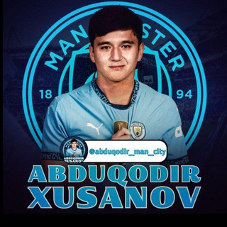 Telegram profile photo for Abduqodir Khusanov | MANCHESTER CITY