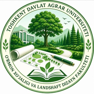 Telegram profile photo for Oʻrmon xoʻjaligi va landshaft dizayn fakulteti rasmiy kanali