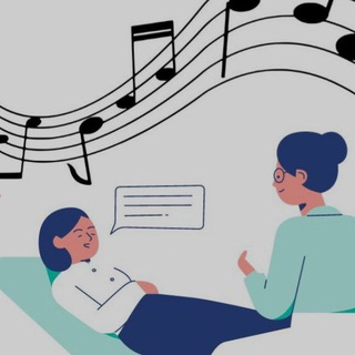 Telegram profile photo for therapeutic music
