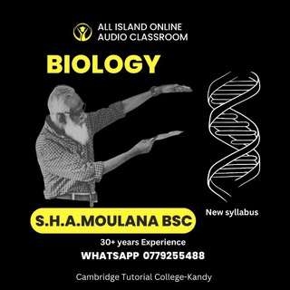 Telegram profile photo for MOULANA BSc. BIOLOGY