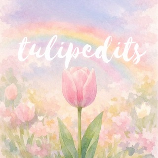 Telegram profile photo for tulipedits🌷