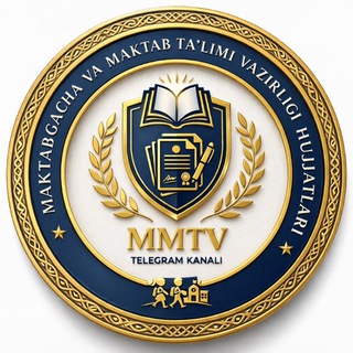 Telegram profile photo for Maktabgacha va maktab taʼlimi vazirligi hujjatlari