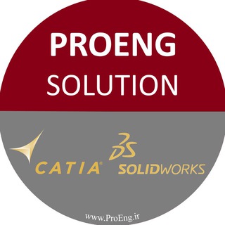 Telegram group profile photo for ProEng Solution (SW,CATIA)