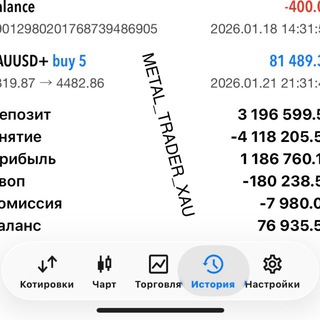 Telegram profile photo for Metal Trader xau xag