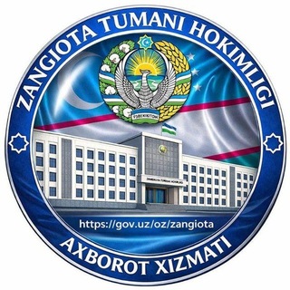 Telegram profile photo for Zangiota tumani hokimligi rasmiy kanali🇺🇿