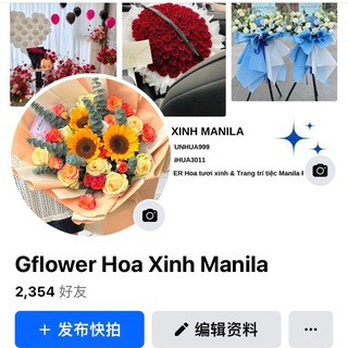Telegram profile photo for G-Flower ĐẠI LÝ HOA TƯƠI 马尼拉鲜花代理