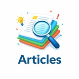 Telegram profile photo for The Articles Journal