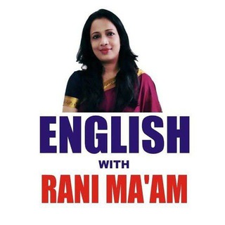 Telegram profile photo for English with Rani Mam