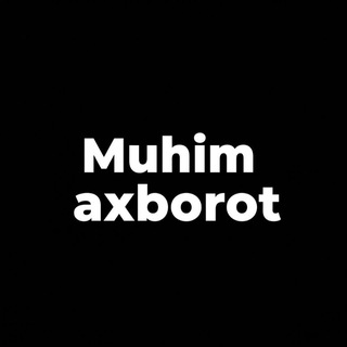 Telegram profile photo for Muhim axborot