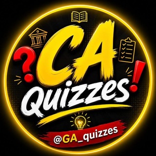 Telegram profile photo for CA quizzes