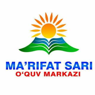 Telegram profile photo for Ma'rifat_sari_oʻquv_markazi